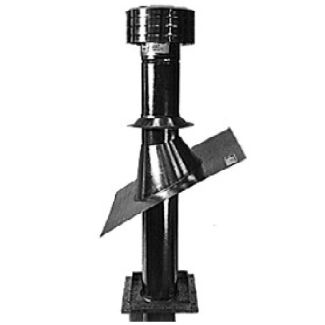 Detroit Radiant, 4" Vertical Rooftop Vent Kit - No Pipe