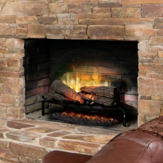Dimplex Revillusion 25-Inch Plug-In Log Set - Includes Ash Mat - RLG25