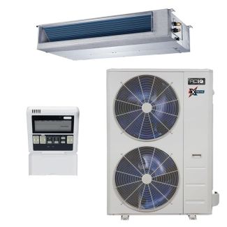 36,000 BTU 23 SEER ACiQ Single Zone Concealed Duct Mini Split System | Extreme Series - ACIQ-36CD-HH-MC / ACiQ-36ZPL-HP230C