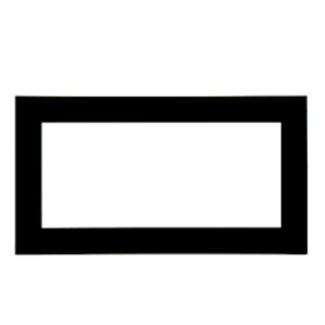 Superior Fireplace Decorative Surround - Black Matte - DS-BLK-RNCL45