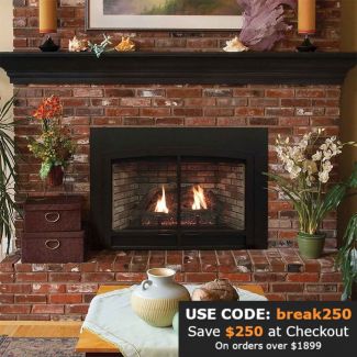 Empire Innsbrook Large Gas Fireplace Insert - Direct Vent - DVC28IN