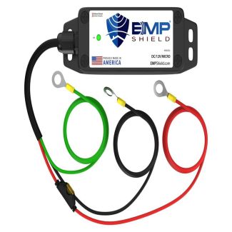EMP Shield Micro – EMP & Lightning Protection for Vehicles - Micro Model, Direct Current, 12V, Wired - DC-12V-Micro