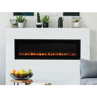 Superior 58" Electric Fireplaces, Radiant, Front View