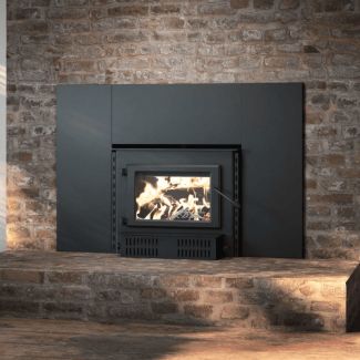 Englander Blue Ridge 300‑I Wood Insert with Blower & Faceplate - Heats 2,100 Sq Ft - ESW0009