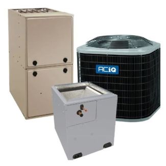 1.5 Ton 15.5 SEER2 92% AFUE 80,000 BTU ACiQ Gas Furnace and Heat Pump System - Multi-Positional - R4H5S18AKAAA / EVD4X19M17A / R92MSN0801716A