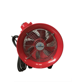 iLIVING 12 Inch Explosion Proof Ventilation Fan, 550W, 2720 CFM, Red