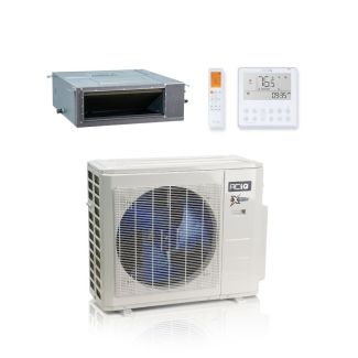 24,000 BTU 23 SEER ACiQ Single Zone Concealed Duct Mini Split System | Extreme Series
