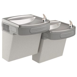 Elkay Wall Mount Bi-Level Non-Filtered Drinking Fountain - Refrigerated - EZSTL8LC