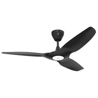 Big Ass Fans Haiku 52" Smart Indoor Ceiling Fan - Black Finish, Integrated LED (2700K), 20.30 Watts, Universal Mount, 5" Downrod, and Wireless Remote Control