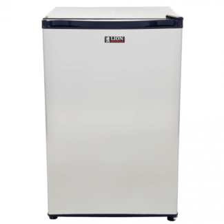 Lion Refrigerator 4.5 Cubic Ft Stainless Steel Front Door