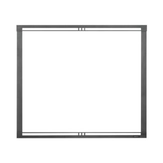 Majestic Firescreen Front, 42 Inch See Through - Charcoal