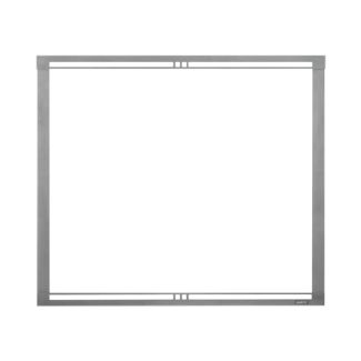 Majestic Firescreen Front, 42 Inch See Through - Pewter