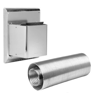 Napoleon Top Vent Kit With 5ft Of Flex And G222 Horizontal Wall Terminal - GD7TVK