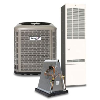 Style Crest-Revolv 4 Ton 14.3 SEER2 80% AFUE 77,000 BTU Sweat-Fit Mobile Home Heat Pump and Gas Furnace System - R454B - HSH4ME5M1SP48K / C85DAMX4960U-B / MG1E-B077F1ABM1