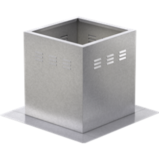 17.5" x 17.5" Grease Roof Curb 18" High - GCURB - 17-18