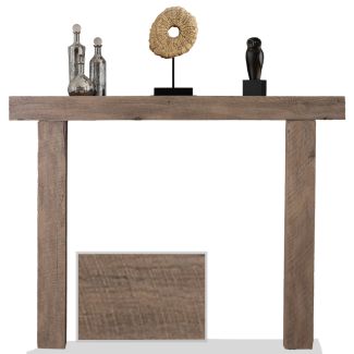 Lexington Hearth Hitching Post Pale Honey Non-Combustible Mantel Surround- SUR-3-LH-PH