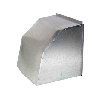 J&D Galvanized Weather Hood for 24 Inch Fans