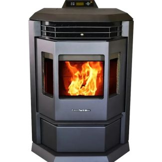 Comfortbilt 2800 Sq Ft Pellet Stove with Blower EPA Certified & 30% Tax Credit Approved - HP22-Black