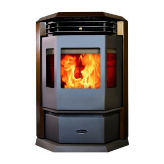 Comfortbilt 2800 Sq Ft Pellet Stove with Blower EPA Certified & 30% Tax Credit Approved - HP22-Brown