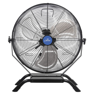 iLIVING ILG8E20-15 Wall Mount/Floor Stand Outdoor Fan, 20 inch, Black