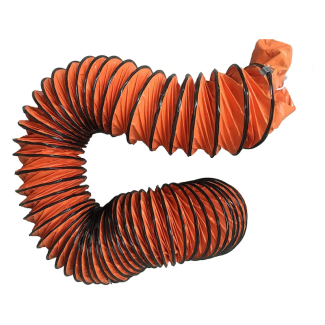 iLIVING Flexible Ducting Hose, 12" x 25 Feet, Orange