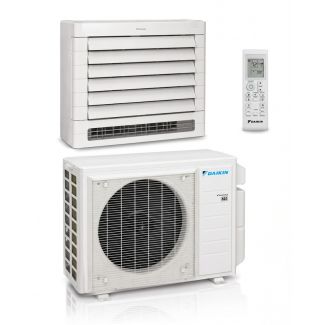 Daikin 12,000 BTU Aurora 19.5 SEER2 Single Zone Floor Mount Mini Split Heat Pump System - R32 | 230V - RXP12AVJU9 / FVXV12AVJUW9