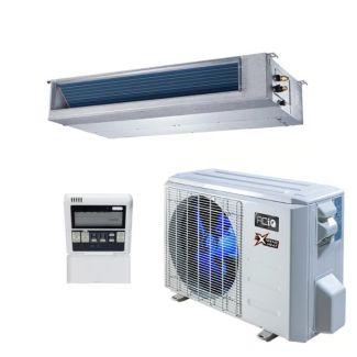 12,000 BTU 23 SEER ACiQ Single Zone Concealed Duct Mini Split System | Extreme Series - R454B - ACIQ-12CD-HH-MC / ACiQ-12ZPL-HP230C
