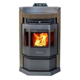 Comfortbilt 2800 Sq Ft Pellet Stove with Blower EPA Certified & 30% Tax Credit Approved - HP22N-Brown