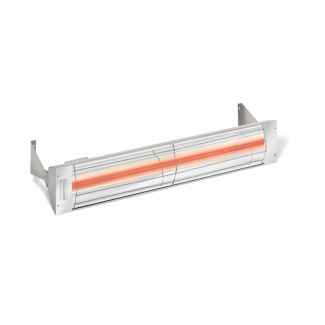 Infratech W Series 1500W Electric Patio Heater in Stainless Steel with Single Element for 208V - W1528