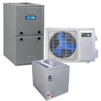 Hybrid 1.5 Ton 15.2 SEER2 96% AFUE 60,000 BTU ACiQ High Efficiency Heat Pump and Gas Furnace System | Inverter