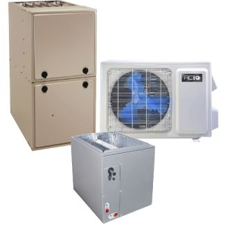 1.5 Ton 16 SEER2 92% AFUE 60,000 BTU ACiQ High Efficiency Gas Furnace and Air Conditioner System | Inverter - ACIQ-18-AC / ACIQ-24-ACL / R92MSN0601714A