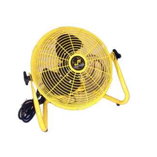 Hunter Jan Fan Industrial Workstation Fan - 3 Speed 12”  – Yellow - JF-12F-Y
