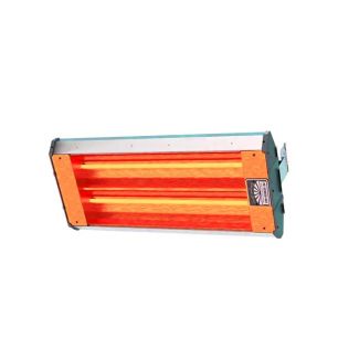 Detroit Radiant, Re-Verber-Ray ELXT Electric Infrared Heater - 24 Inch - Two Element - Stainless Steel - 2720 Watt - 9,281 BTU