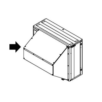 Daikin Snow Hood - Rear Intake Plate - 15K System