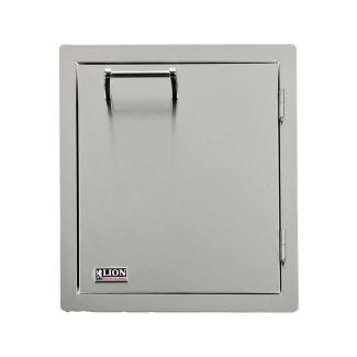 Lion 17-Inch Vertical Access Door With Towel Rack with Towel Rack
