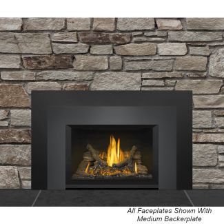 Napoleon Large 3 Sided Faceplate (35 3/4-Inches Wide x 22 3/16 Inches High) - Charcoal - LCH3F3B3