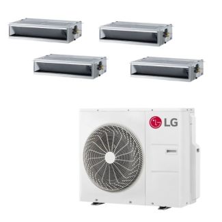 LG 30,000 BTU 4 Zone Concealed Duct Mini Split System - KUMXA301A / 3-KNMKB091A / KNMKB121A