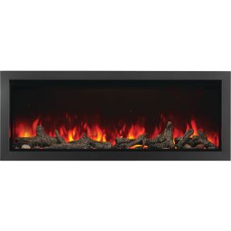 Napoleon Astound 62" Built-In Electric Fireplace with Remote, Heater & Glass Media for 120V - NEFB62AB