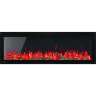Napoleon Entice 50" Wall Mount Electric Fireplace with Remote, Heater & Glass Media for 120V - NEFL50CFH-1