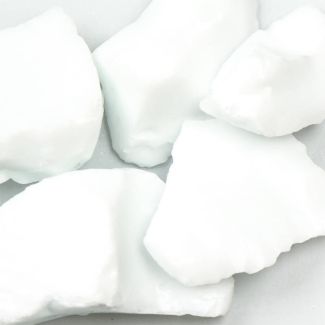 American Specialty Glass - Fire Glass - White - 1/2 Inch to 1 Inch