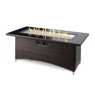 The Outdoor Greatroom Balsam Montego 59-Inch Linear Gas Fire Pit Table- MG-1242-BLSM-K