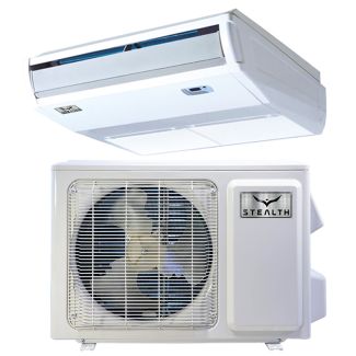 Stealth 24,000 BTU 16 SEER Designer Mini Split Floor Mounted Single Zone System - SC-24Z-UM / SC-24FM-UM
