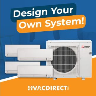 Mitsubishi Quad Zone Mini Split System - Design Your Own R410A