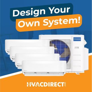 MRCOOL Design Your Own Quad Zone Heat Pump System R454B