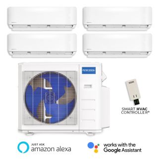 48,000 BTU MRCOOL DIY 5th Gen 21.8 SEER2 Four Zone Wall Mount Mini Split Heat Pump System – R454B | 230V – 6 + 12 + 12 + 12 - DIY-MULTI6-48HP / DIY-06-HP-WMAH-230 / DIY-12-HP-WMAH-230-3