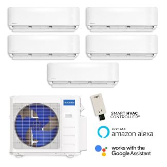 55,000 MRCOOL 5th Gen DIY 22 SEER2 Five Zone Wall Mounted Mini Split Heat Pump System - R-454B | 6 + 9 + 9 + 12 + 18 DIY-MULTI6-55HP230D / DIY-06-WM / DIY-09-WM-2 / DIY-12-WM / DIY-18-WM