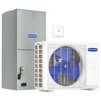MRCOOL VersaPro 2nd Gen 2 Ton 18.1 SEER2 Central Ducted Heat Pump Split System - R454B - MVP-24-HP-C-230A00-O / MVP-24-HP-MUAH-230A00-O