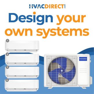 MRCOOL Design Your Own Quad Zone Heat Pump System R454B