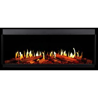Modern Flames Orion V2 76" Multi-Sided Linear LCD Electric Fireplace with Heater, Remote, & Smart Controls - OR76-MULTI-V2