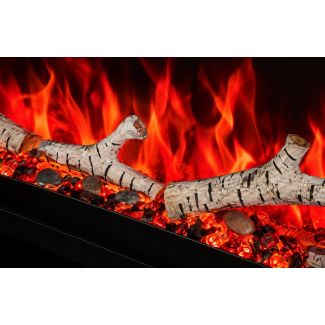 Napoleon Birch Log Kit with Rocks for 42-inch Entice Series Electric Fire Place - NEF-BLRAK42